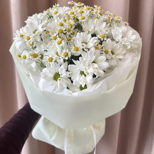Букет с ромашками