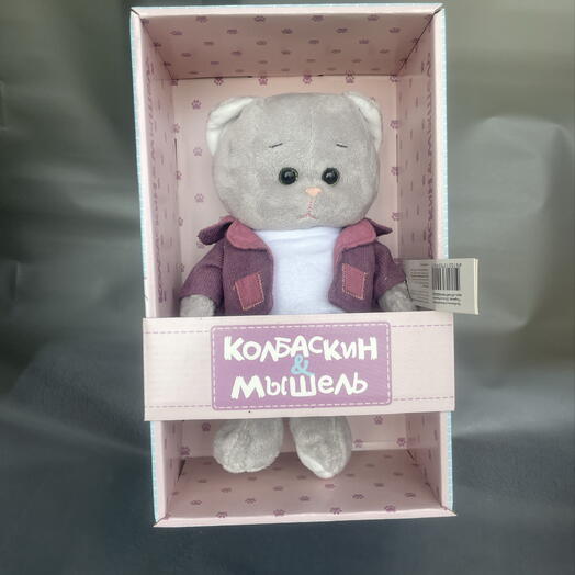 Игрушка в фиолетовом пиджаке 🙂
