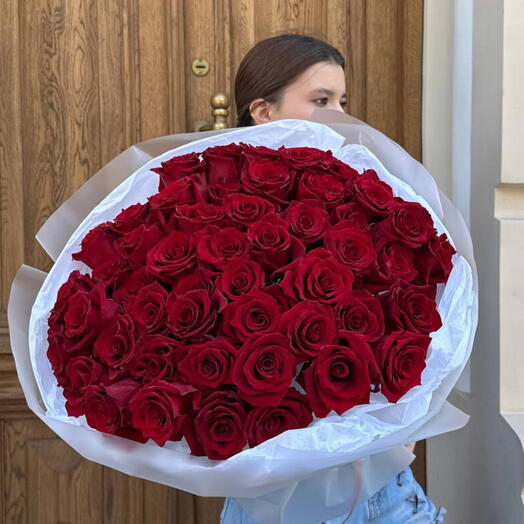 Букет из 51 эквадорской розы