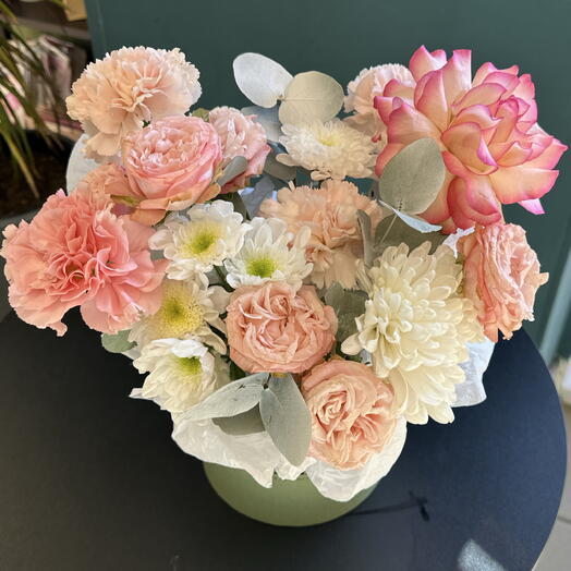 Коробка с цветами микс 🌸
