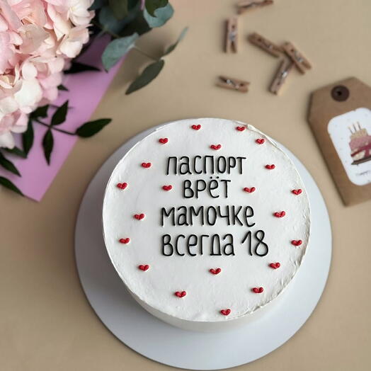 Бенто торт для любимой мамы