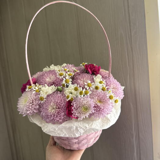 🌸🎀Цветочная корзина