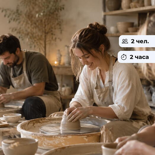 Секреты глины. Мастер-класс по работе за гончарным кругом в мастерской Anna Ceramica