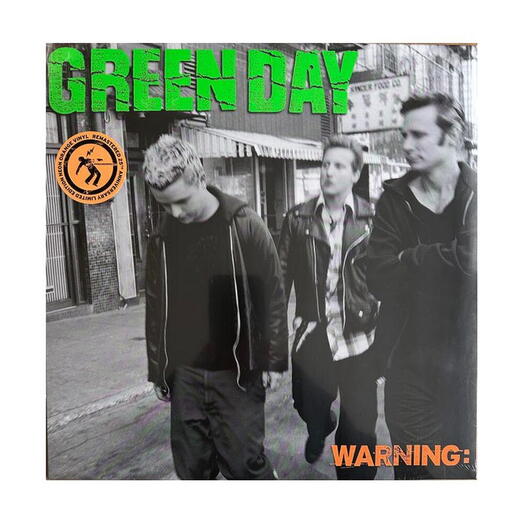 Виниловая пластинка Green Day — Warning: (оранжевый винил), запечатанная