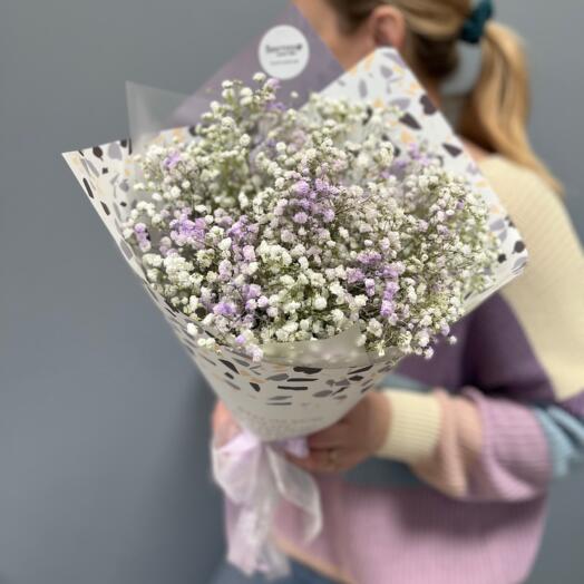 Bouquet of gypsophila
