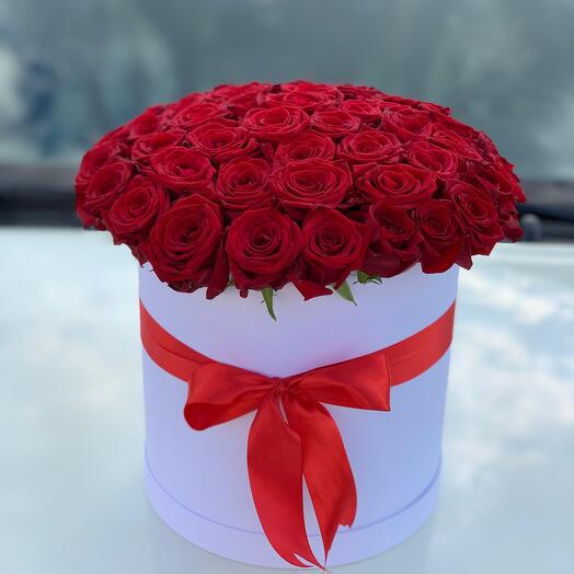 Flowers in a box 51 Roses