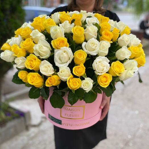 Цветы в коробке
