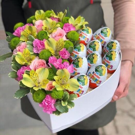 Цветы в коробке