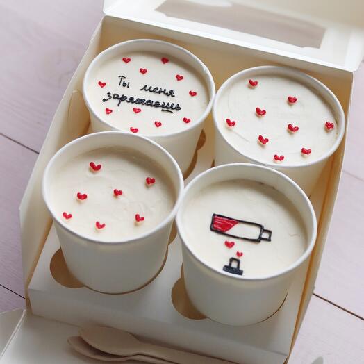 Торты в стакане Cake to go для любимой, любимого 1
