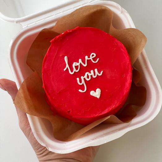 Бенто торт love you