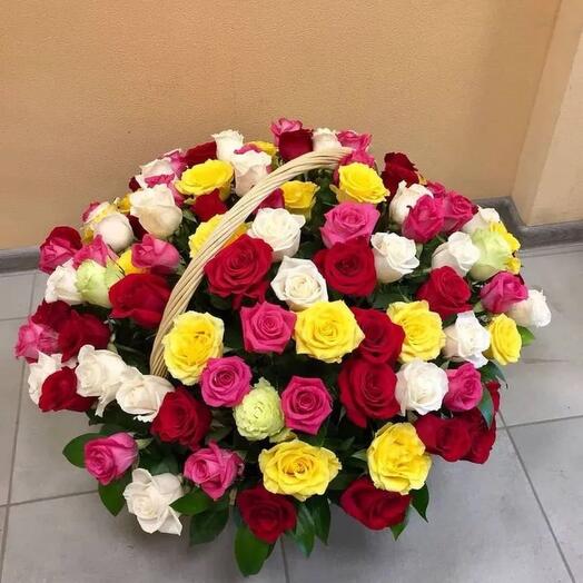 Basket of roses 101