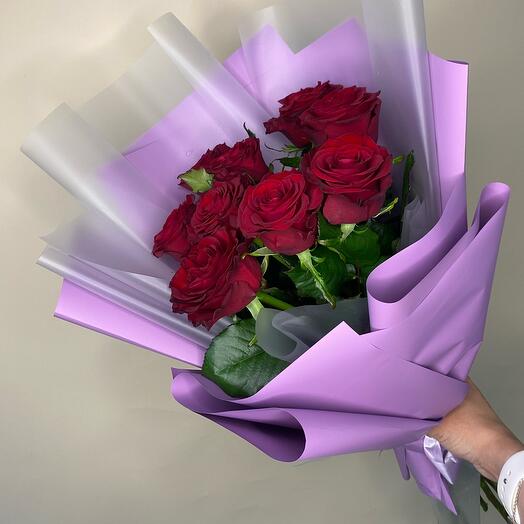 9 rosas rojas