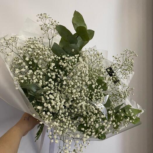Bouquet of gypsophila