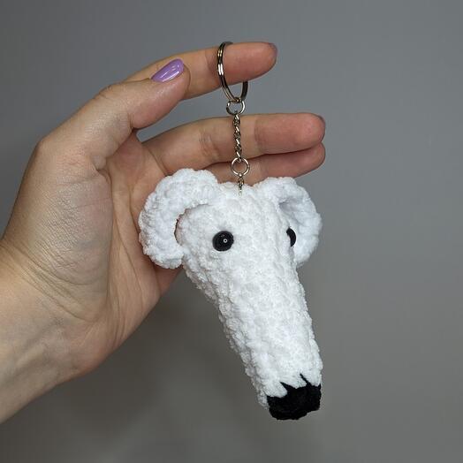 Собака-мем борзая (борзой / borzoi) - брелок ручной работы на ключи / рюкзак / сумку