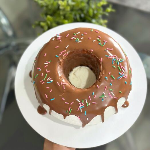 Торт пончик