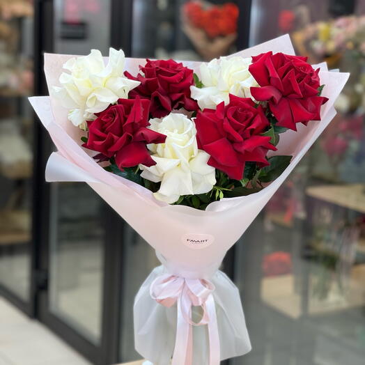 Ramo de rosas francesas