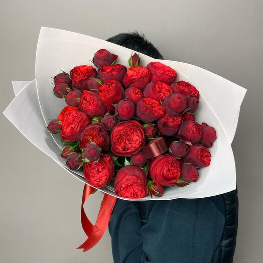 Peonies of red piano