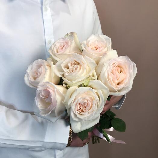 Peony-shaped roses 7 pieces
