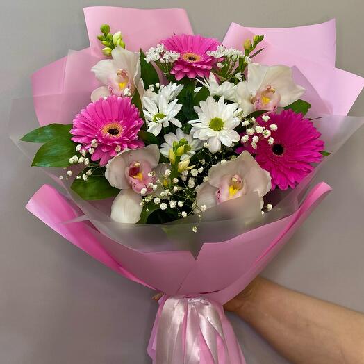 Букет Розовое настроение