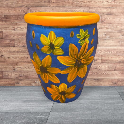 Art Hand Painted Pot/Vase - P005