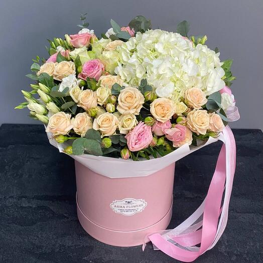Цветы в коробке💗💗💗💗