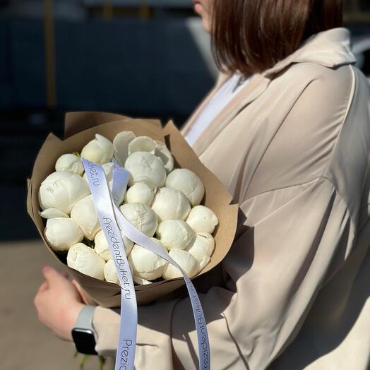 White peony 19 pieces