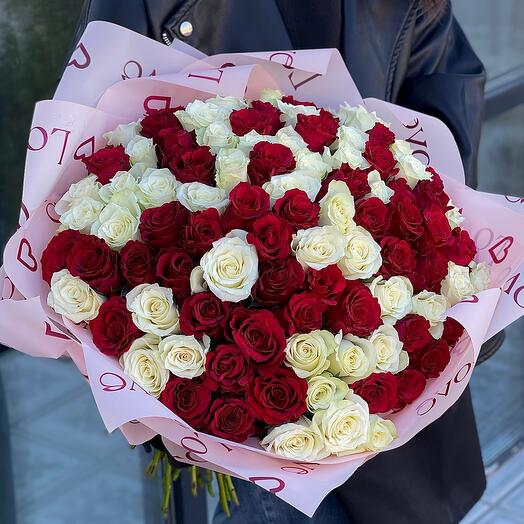 Bouquet of 101 Kenyan roses