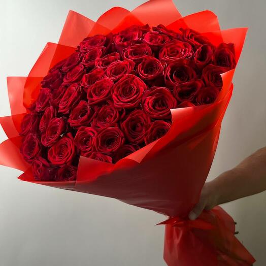 Red Roses 51pcs 70cm