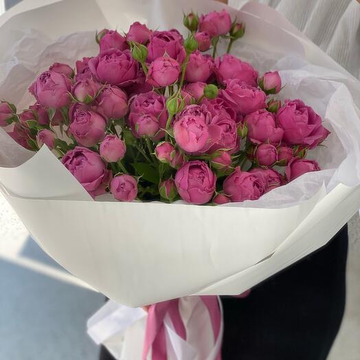 Пионовидная Роза Мисти баблс💕