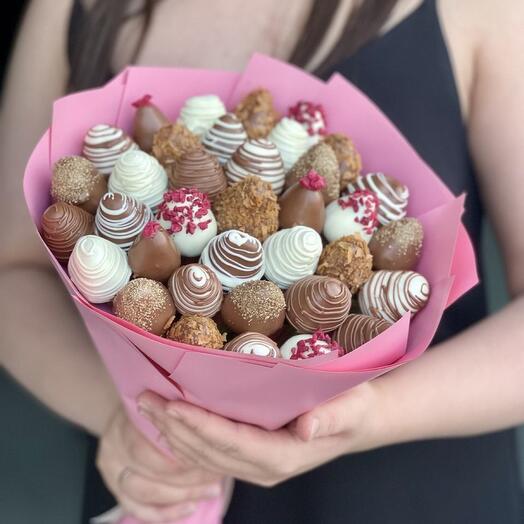 Букет клубники в шоколаде - Loveberry
