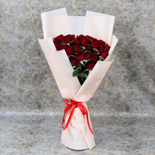 Crimson Bliss Baby Rose Bouquet