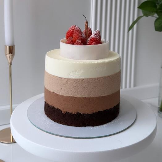 Three Chocolate Cake