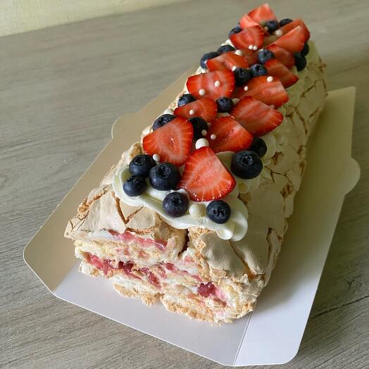 Меренговый рулет