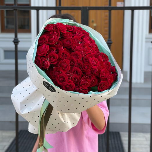 Букет «Алая любовь»️
