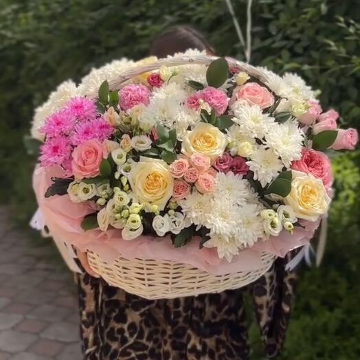 Корзина с цветочками