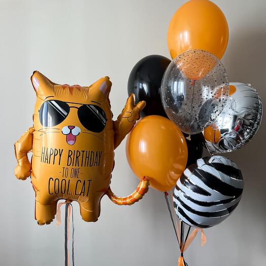 Globos de cumpleaños con estilo