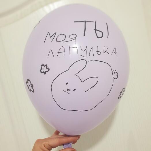 Шар латекс сиреневый💜