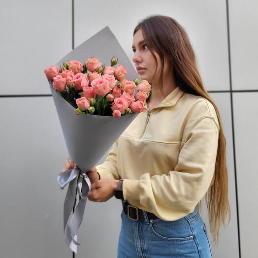 Ramo de rosas de arbusto