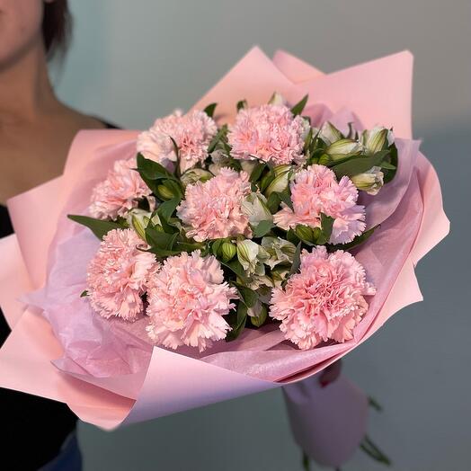 Нежные альстромерии и диантусы 💞