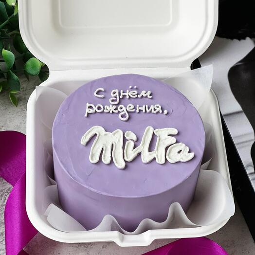 Бенто-торт « С Днем Рождения , Милфа»
