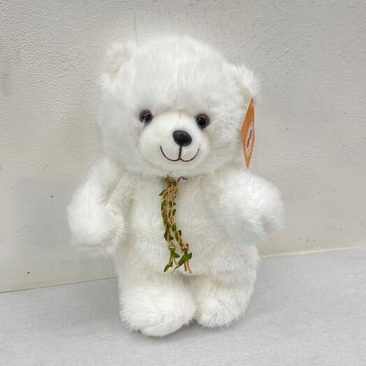 Мягкая игрушка Мишка пушистый белый