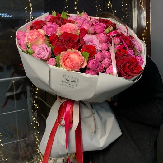 Mezcla de rosas