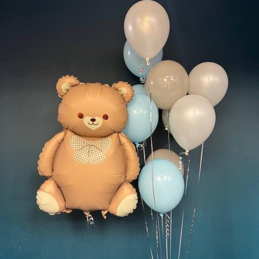 Набор шаров с Мишкой 🧸