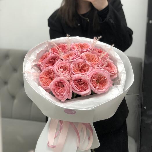 Пионовидные с мискантусом