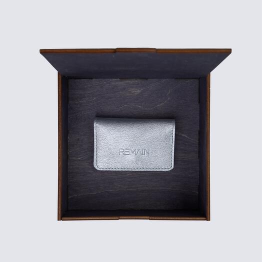 Картхолдер BOOK in silver