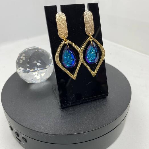 Серьги Египет золотистые