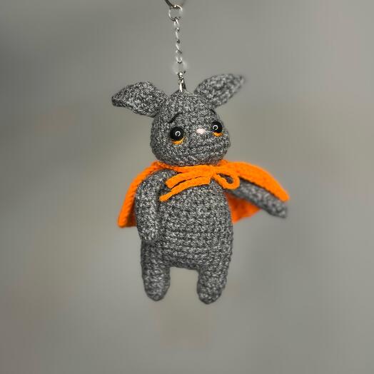 Брелок ручной работы «Летучий мышонок»