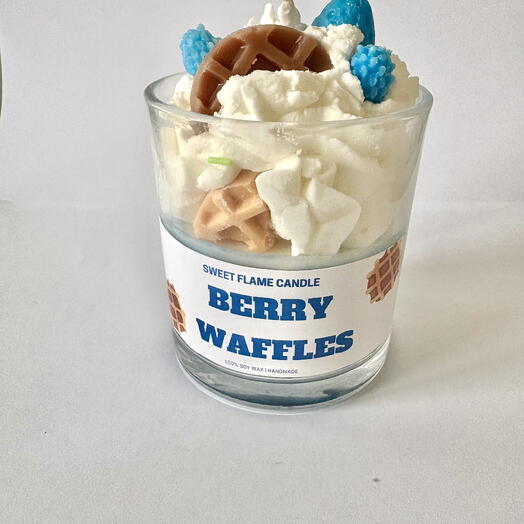 Berry Waffles Candle Jar - 220ml