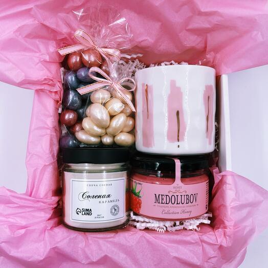 Вкусный набор «Уютный вечер»💞 Новый год, сюрприз, зима, снег, Christmas, tree, wreath, gifts