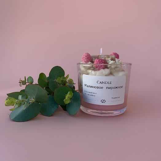 Vela "Pastel de frambuesa"